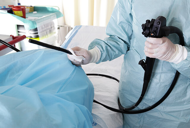 大腸内視鏡検査の様子